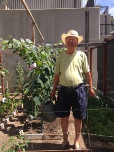 Smiling gardener